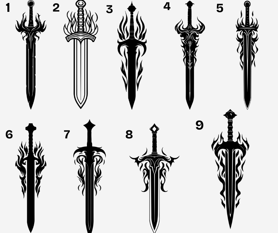 Flaming Sword Keychains!