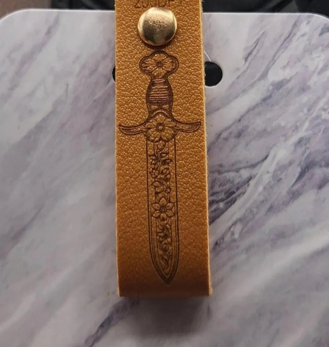 Floral Dagger Keychains