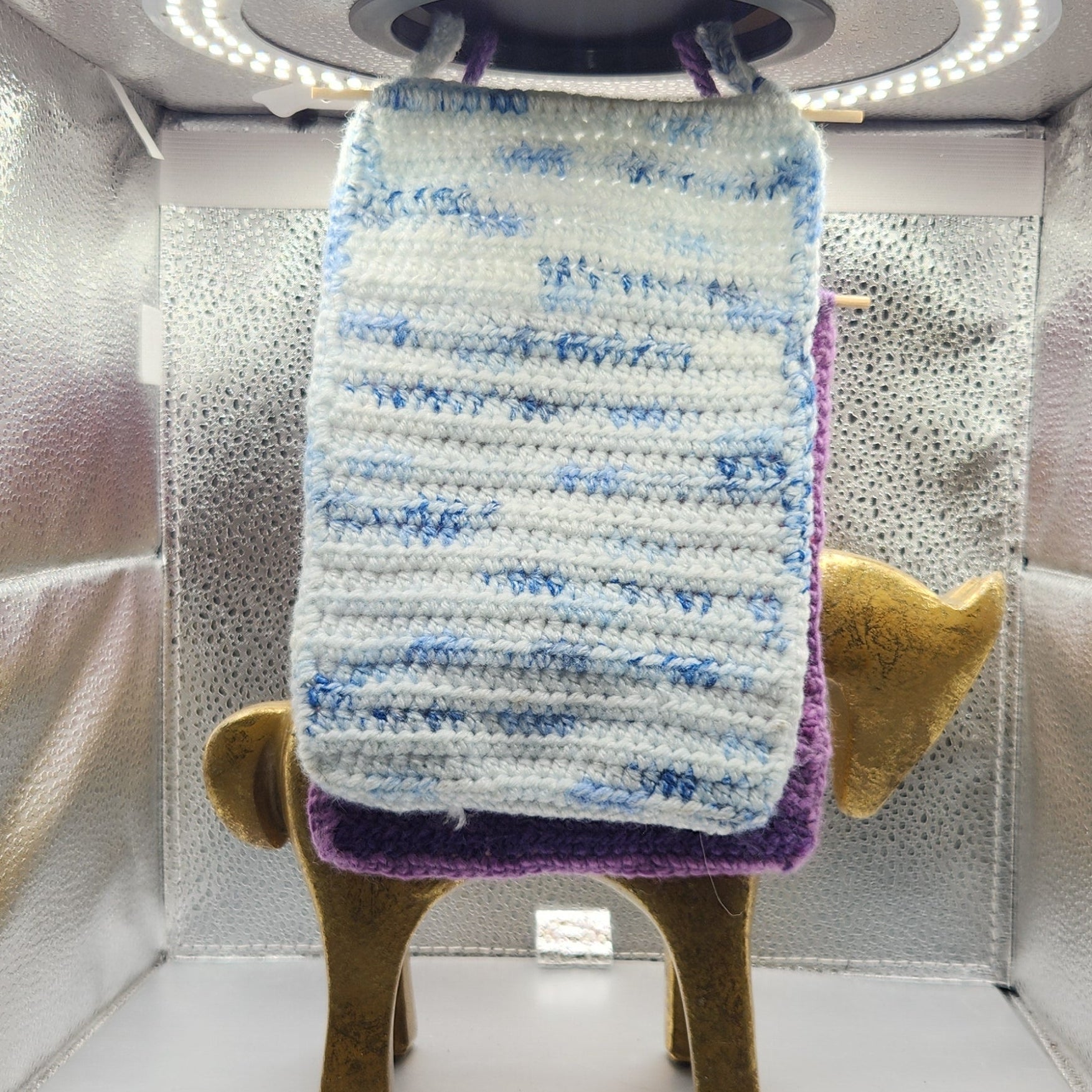 Crocheted Hanging Earring Holder